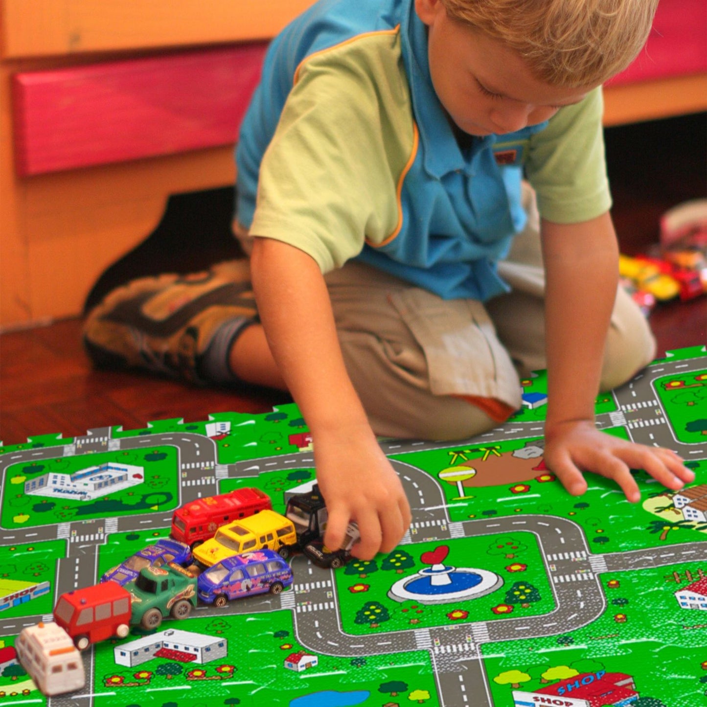 Puzzle Mat Road