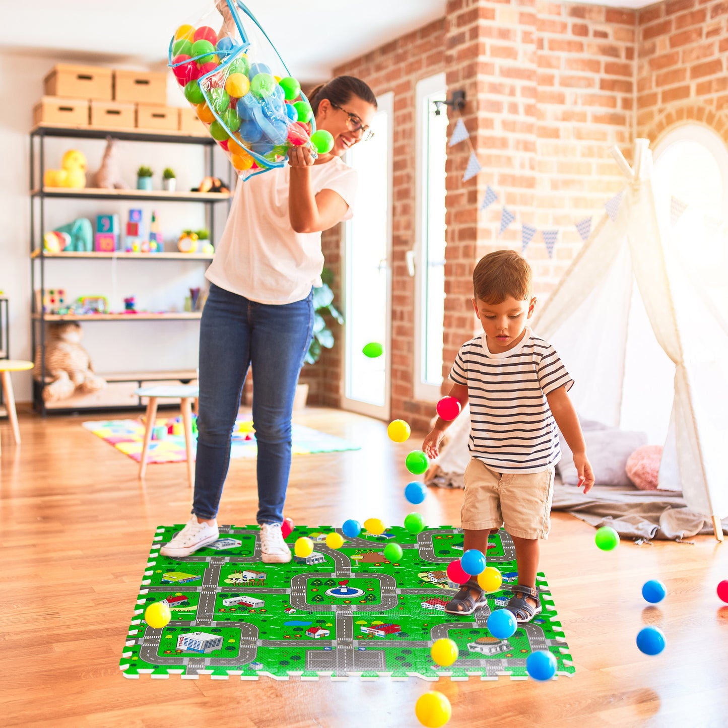 Puzzle Mat Road