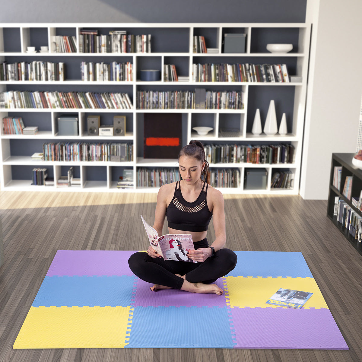 Puzzle Protective Mat, Multipack, 60x60x1.0 cm, 9 Pcs
