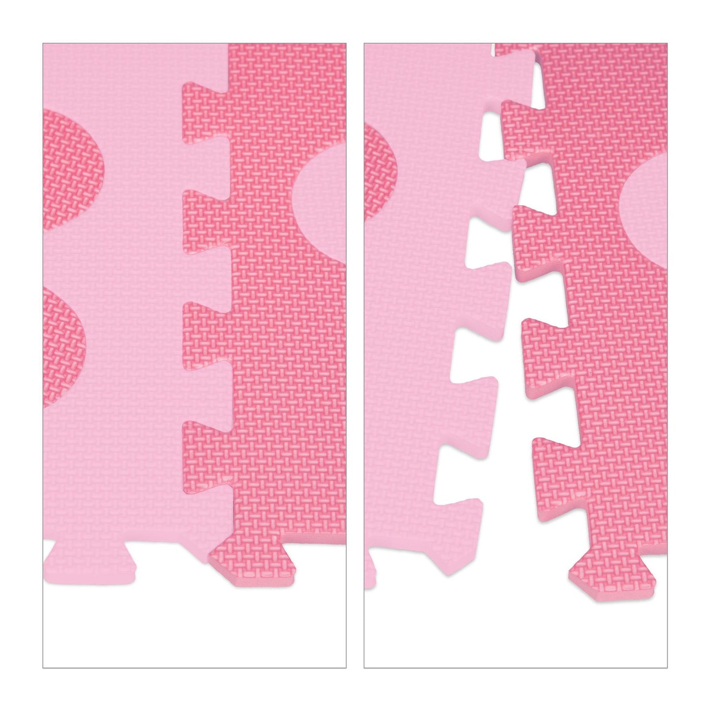 Puzzle mat floral pattern