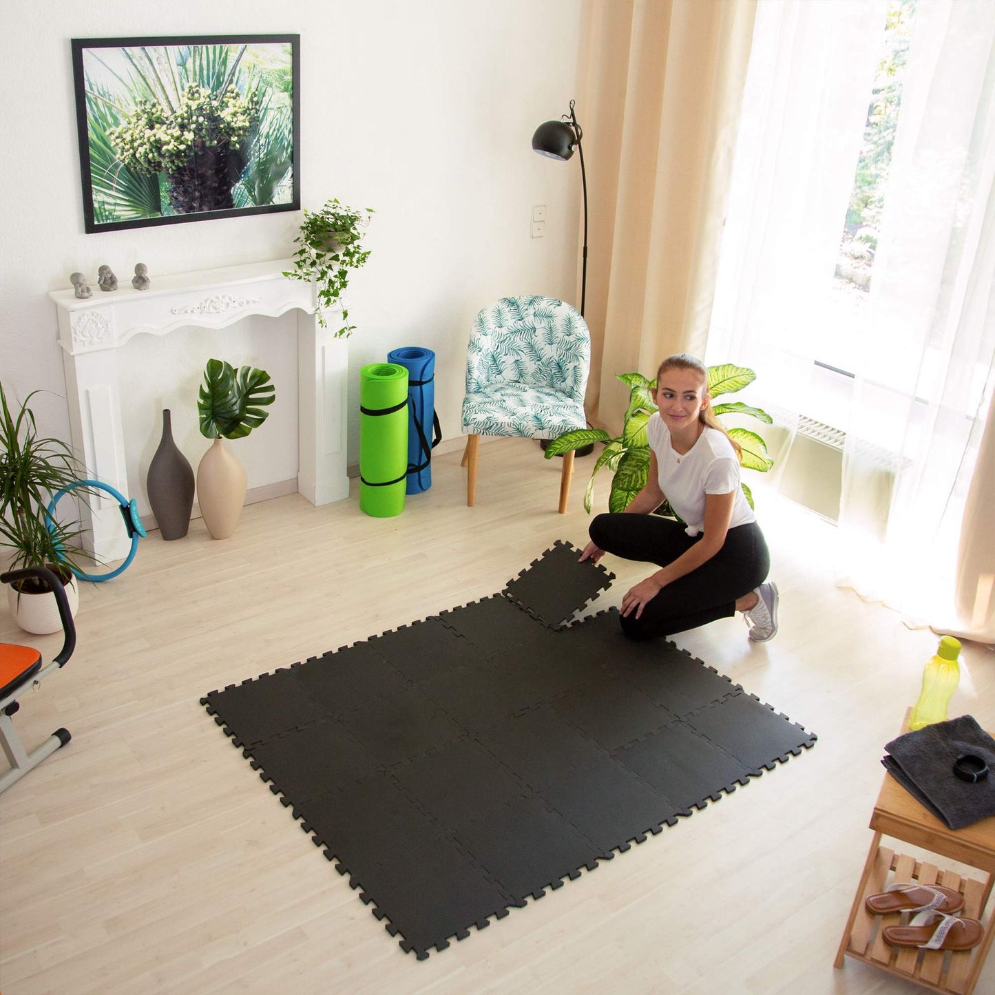 Puzzle mat foam rubber