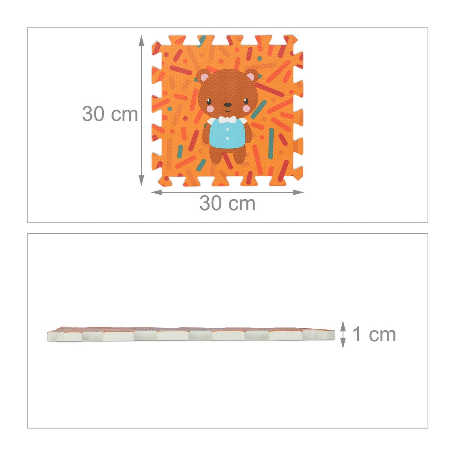 Puzzle mat for animals
