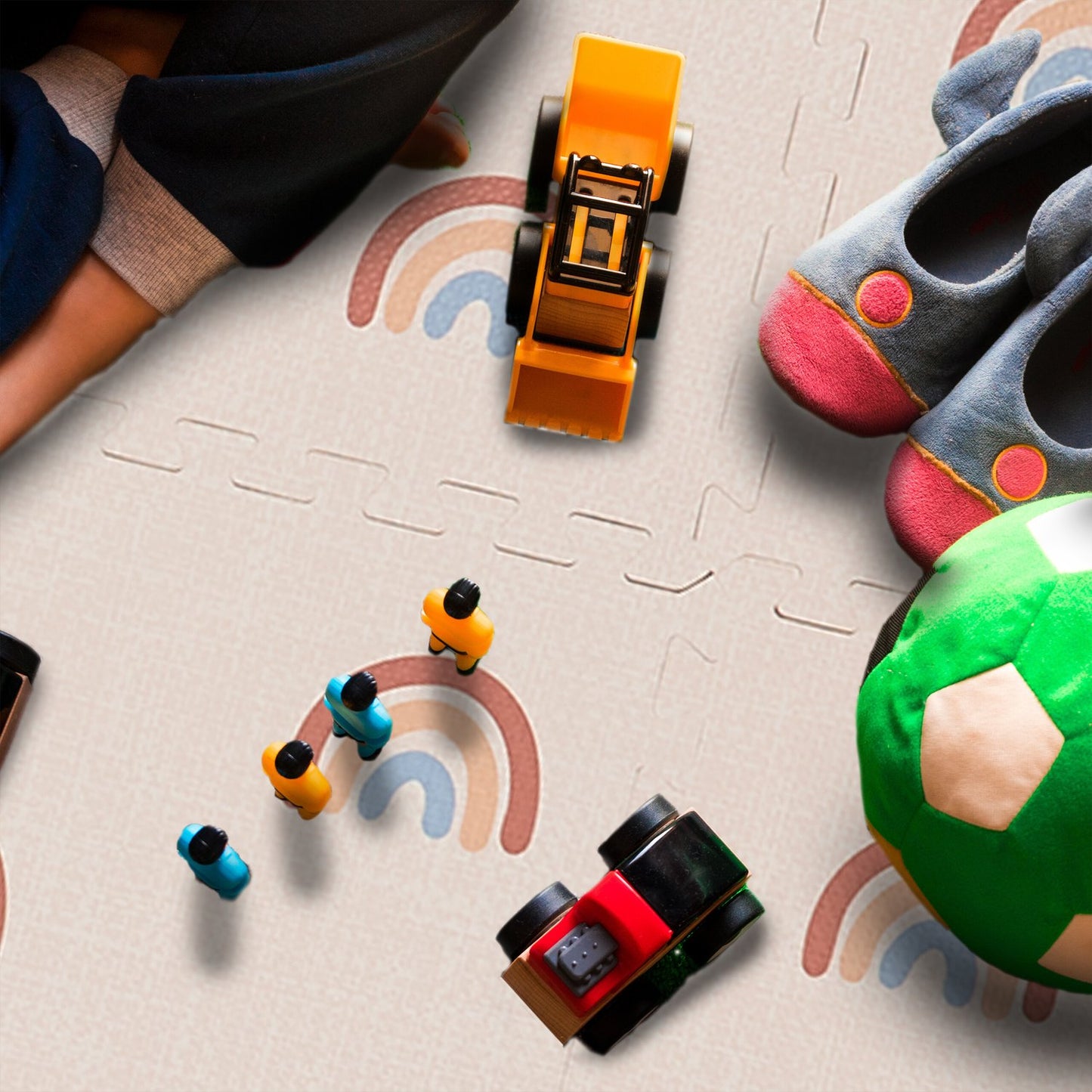 Puzzle mat rainbow 6 parts