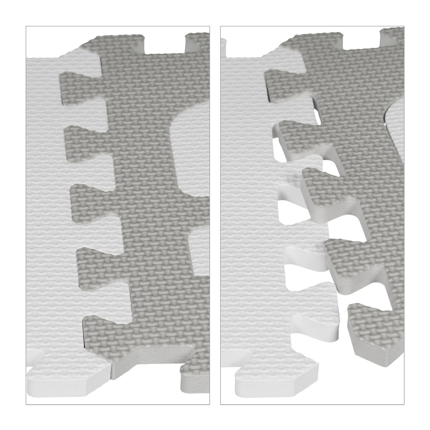 Puzzle mat with ABC and numbers