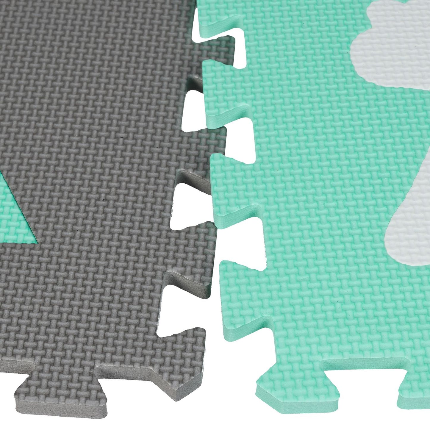 Puzzle mat with edge