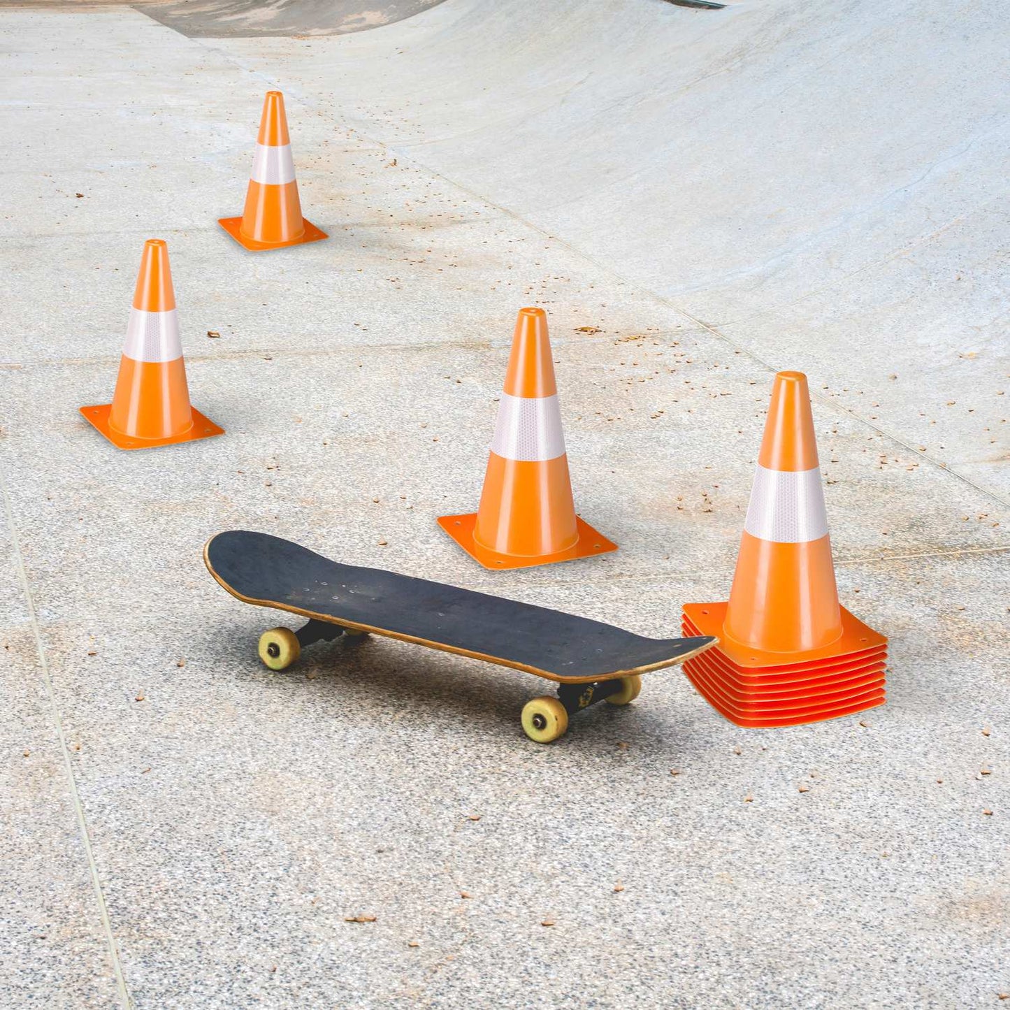 Pylons, 18 pcs, orange