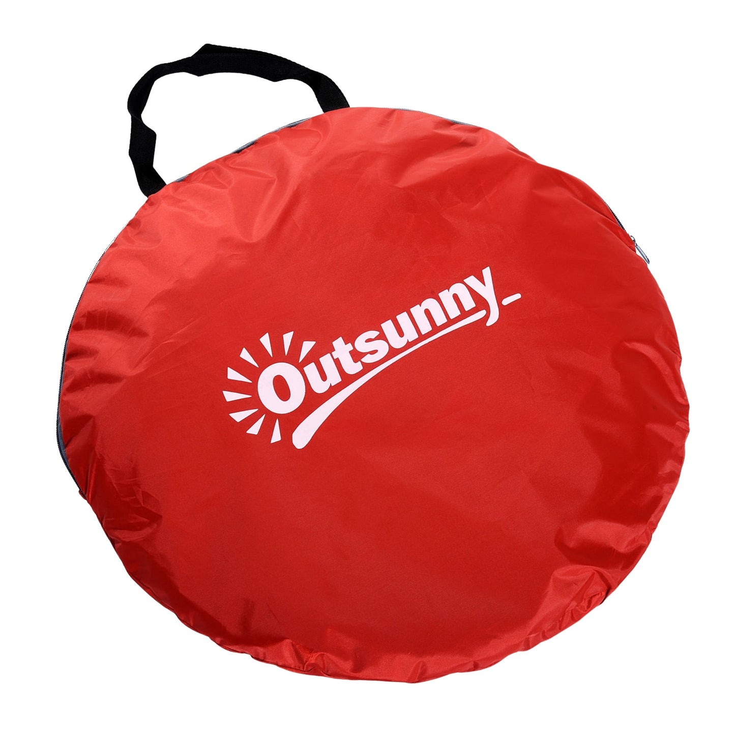 Quick assembly Pop-Up beach tent, red, 200x150x119cm