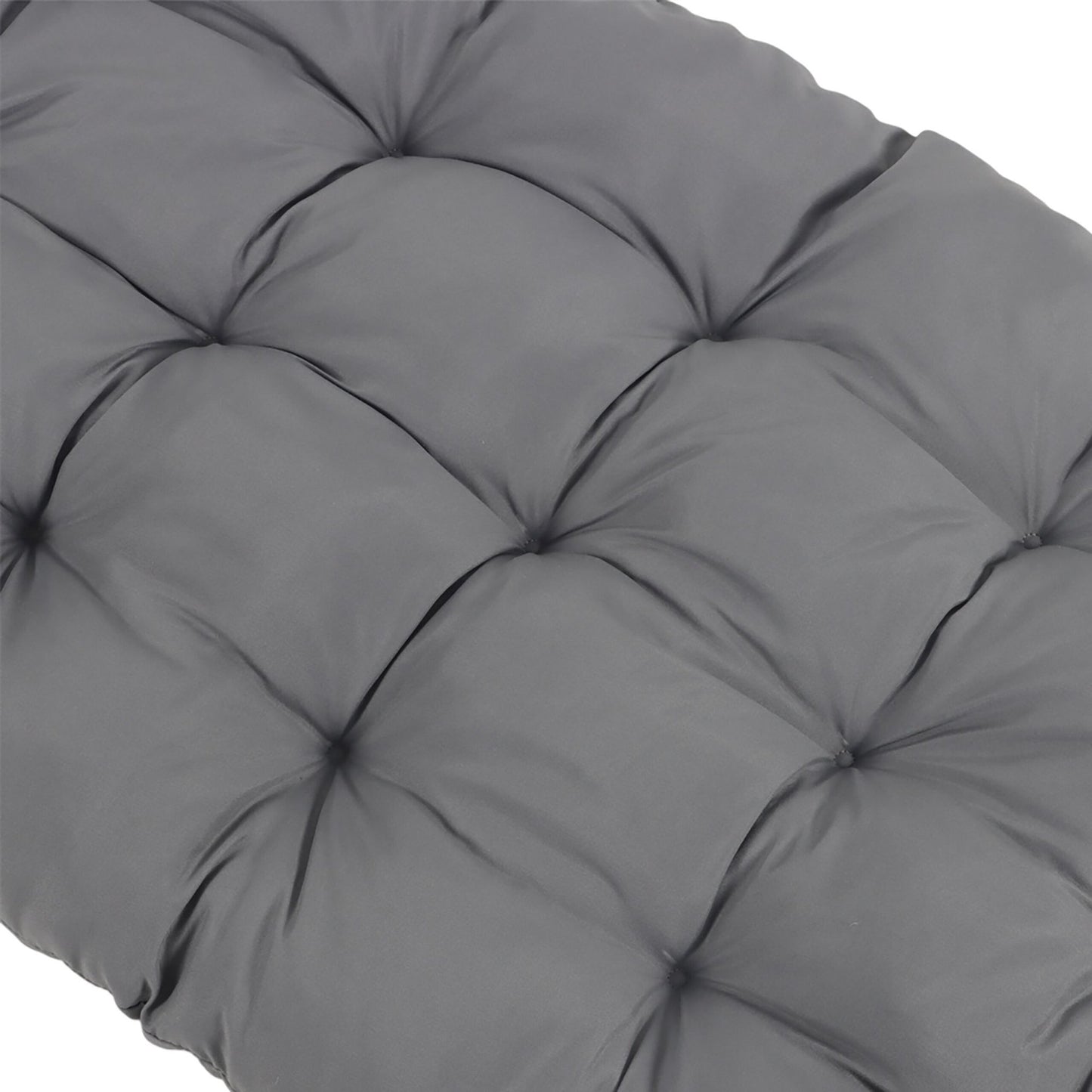 Quilted Garden Bench Cushion with Ties, Thick Padding
