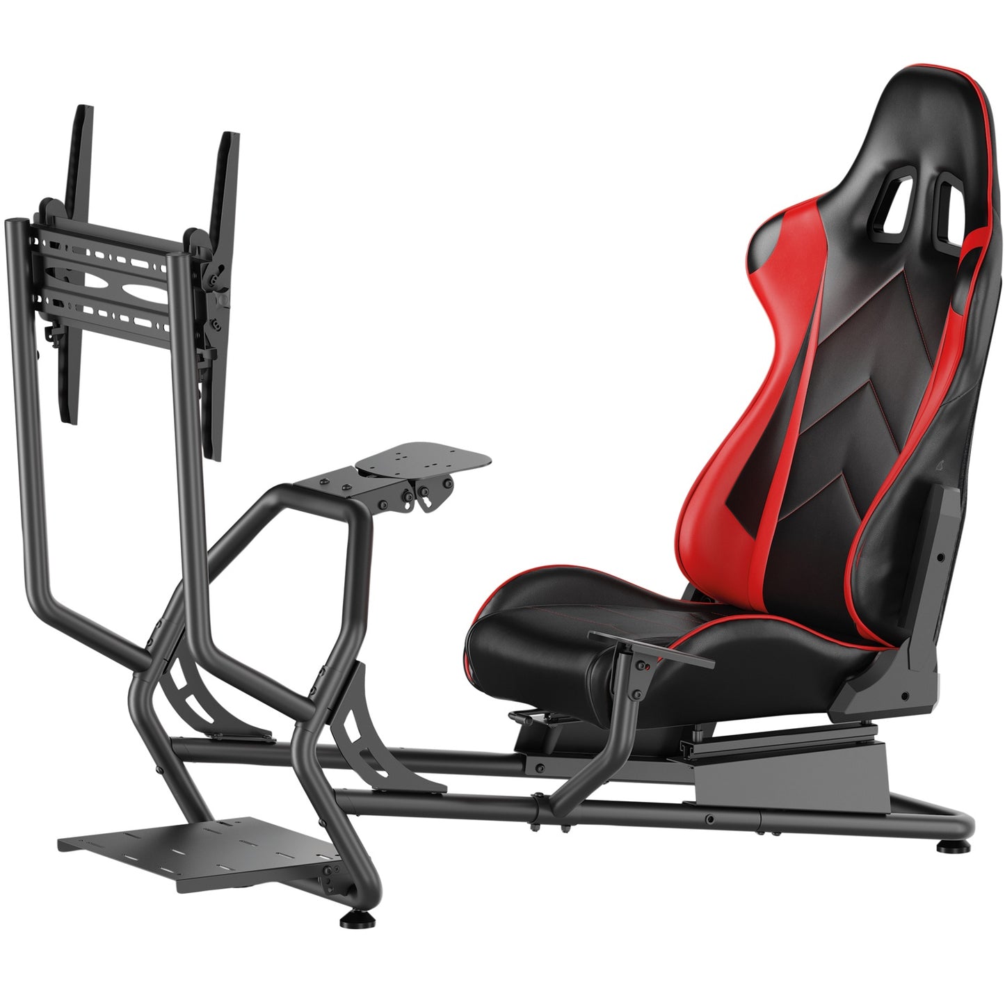Racing Simulator Cockpit with Monitor Mount 32-50""