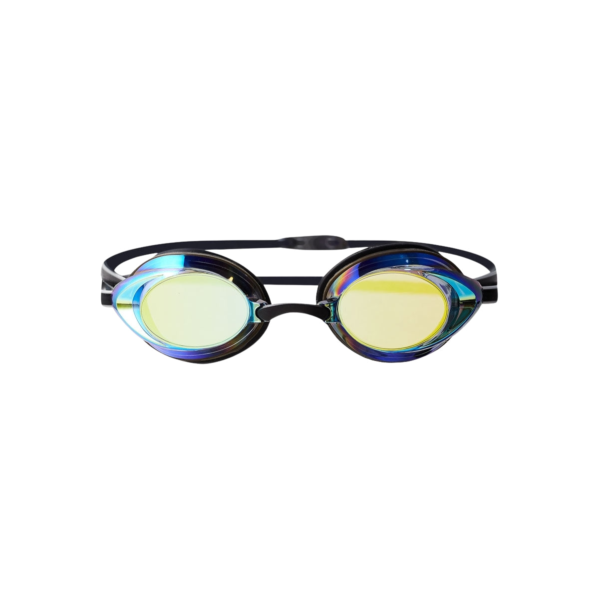 Racing Swimming Goggles, Black/Rainbow, Anti-Fog