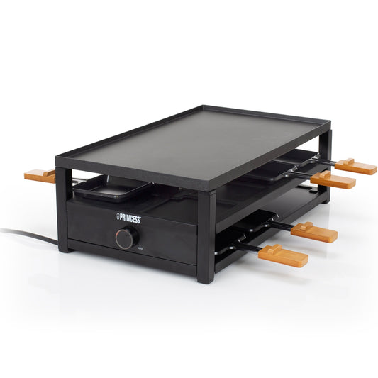 Raclette 162655 Black Steel Raclette for 8 people.
