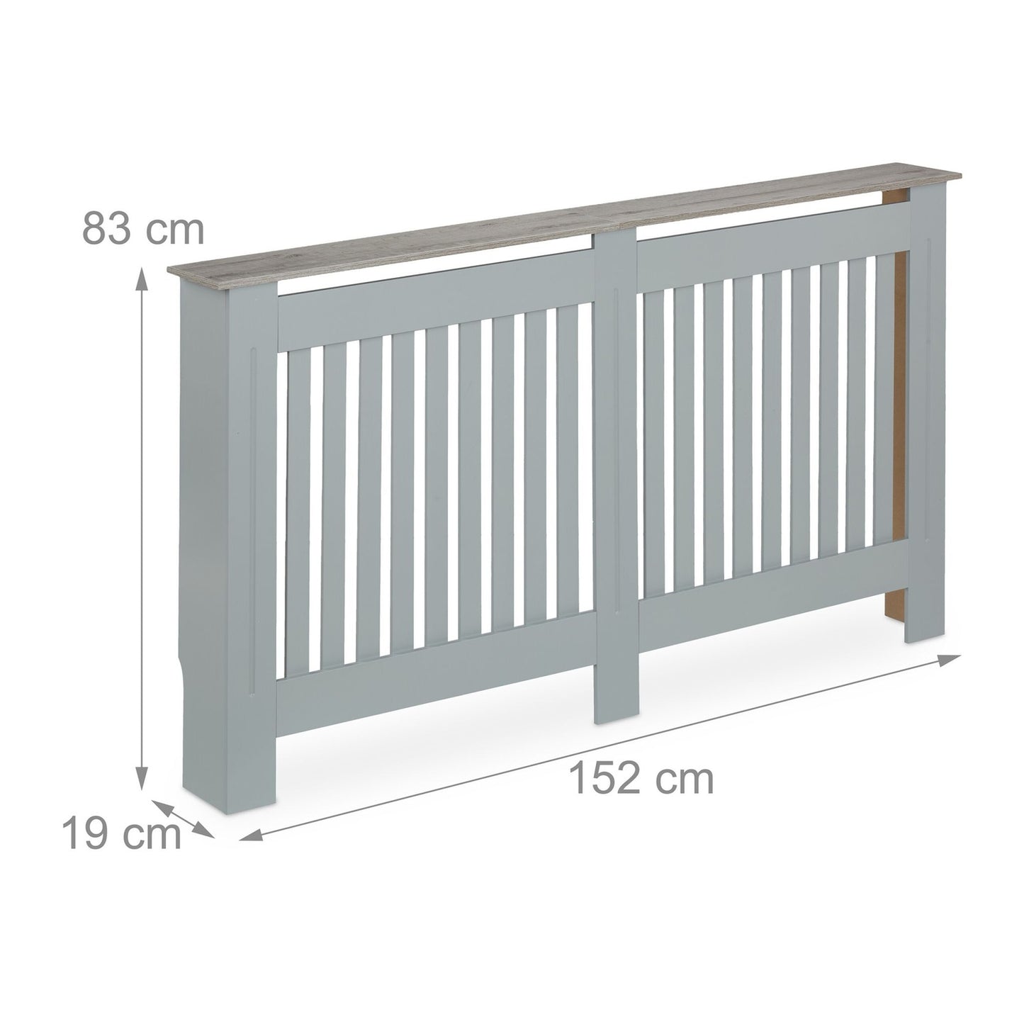 Radiator Cover with Wood Shelf – Modern Design