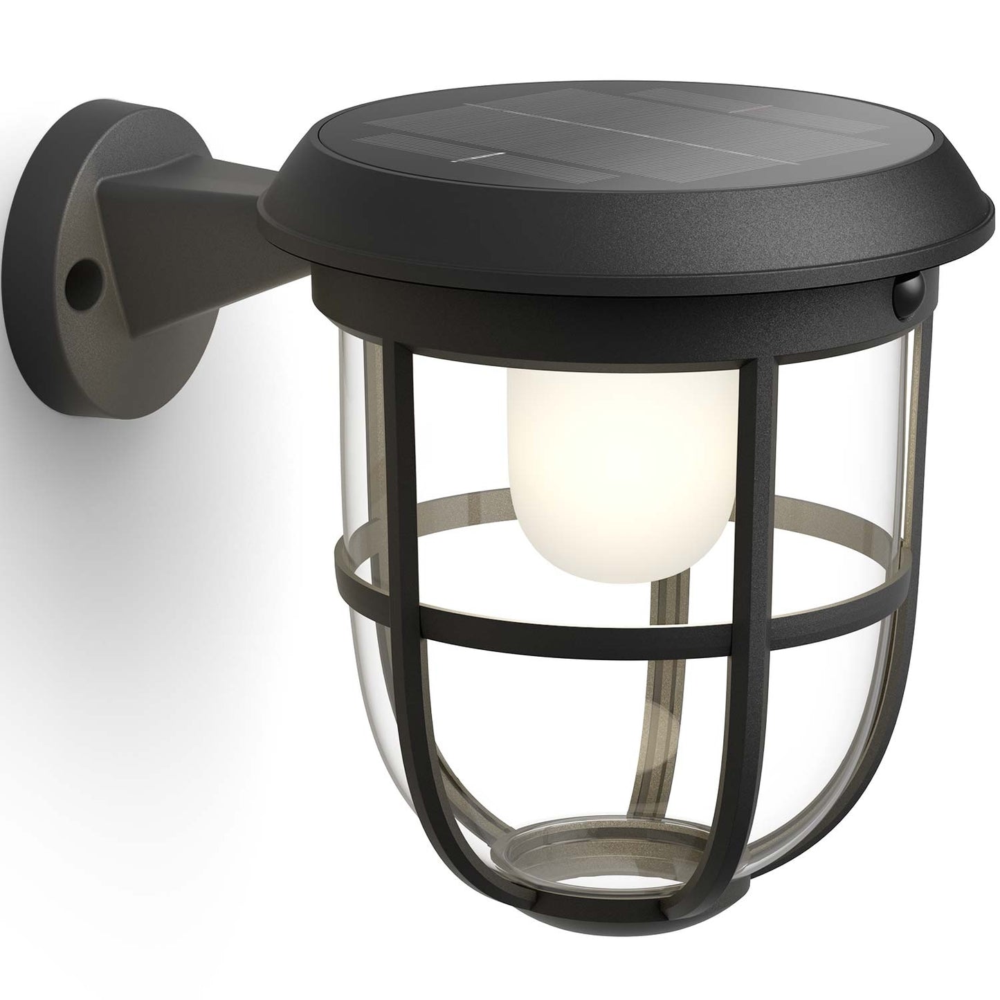 Radii Wall Lamp Solar Ultra Efficient LED 250lm Black