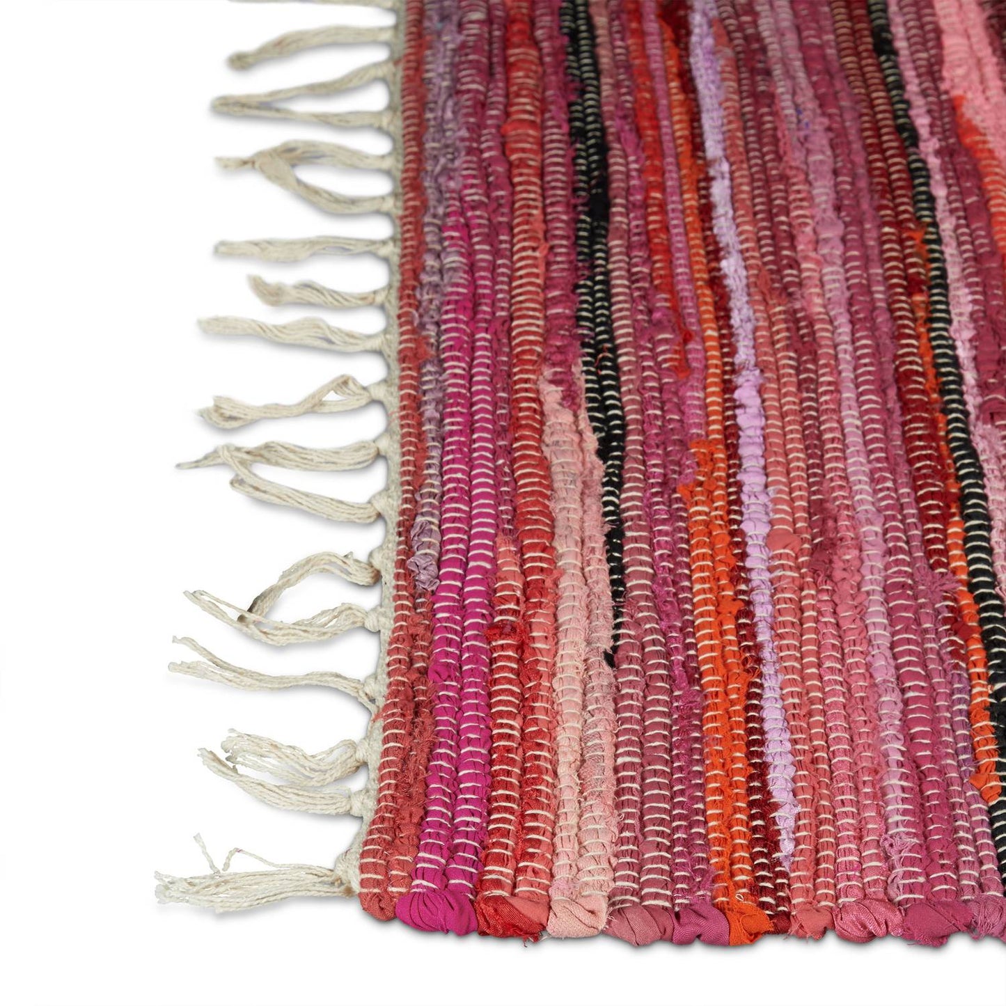 Rag rug multicolored