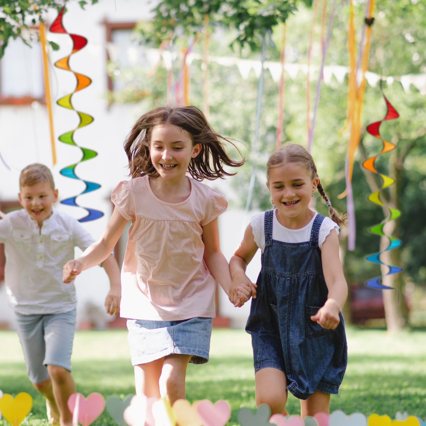 Rainbow wind chime set of 2
