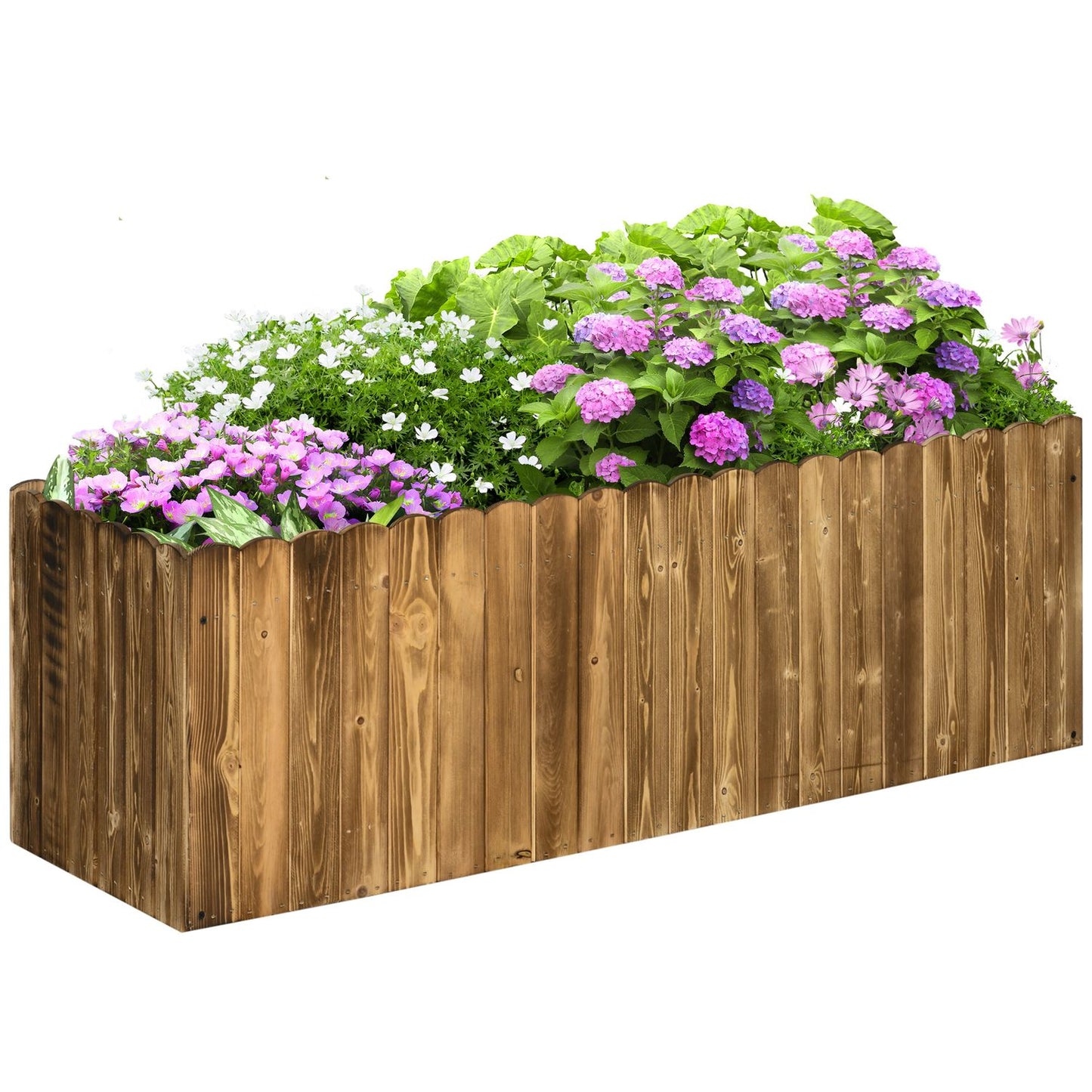 Granwood Raised planter box for herbs, vegetables, flowers - 120 x 40 x 40 cm