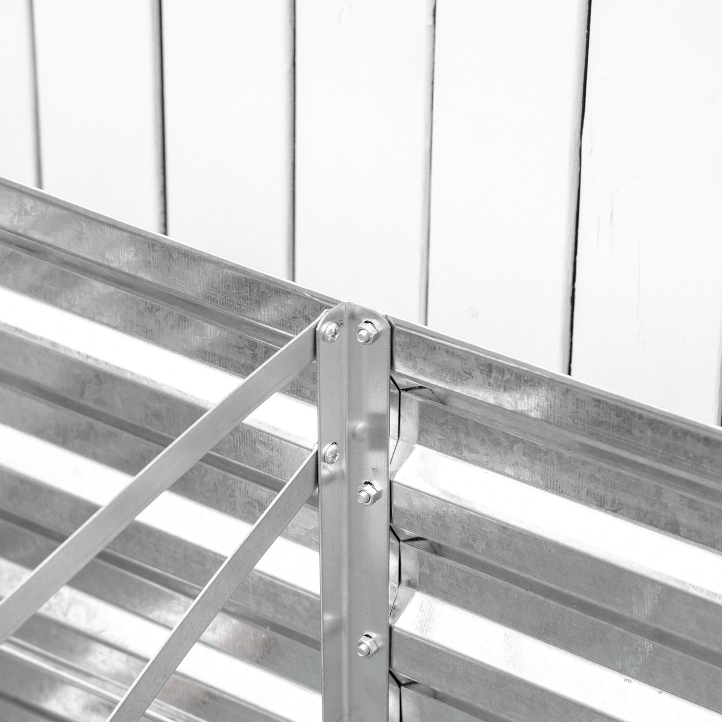 Steel garden bed - 180x90x60 cm, perfect for vegetables