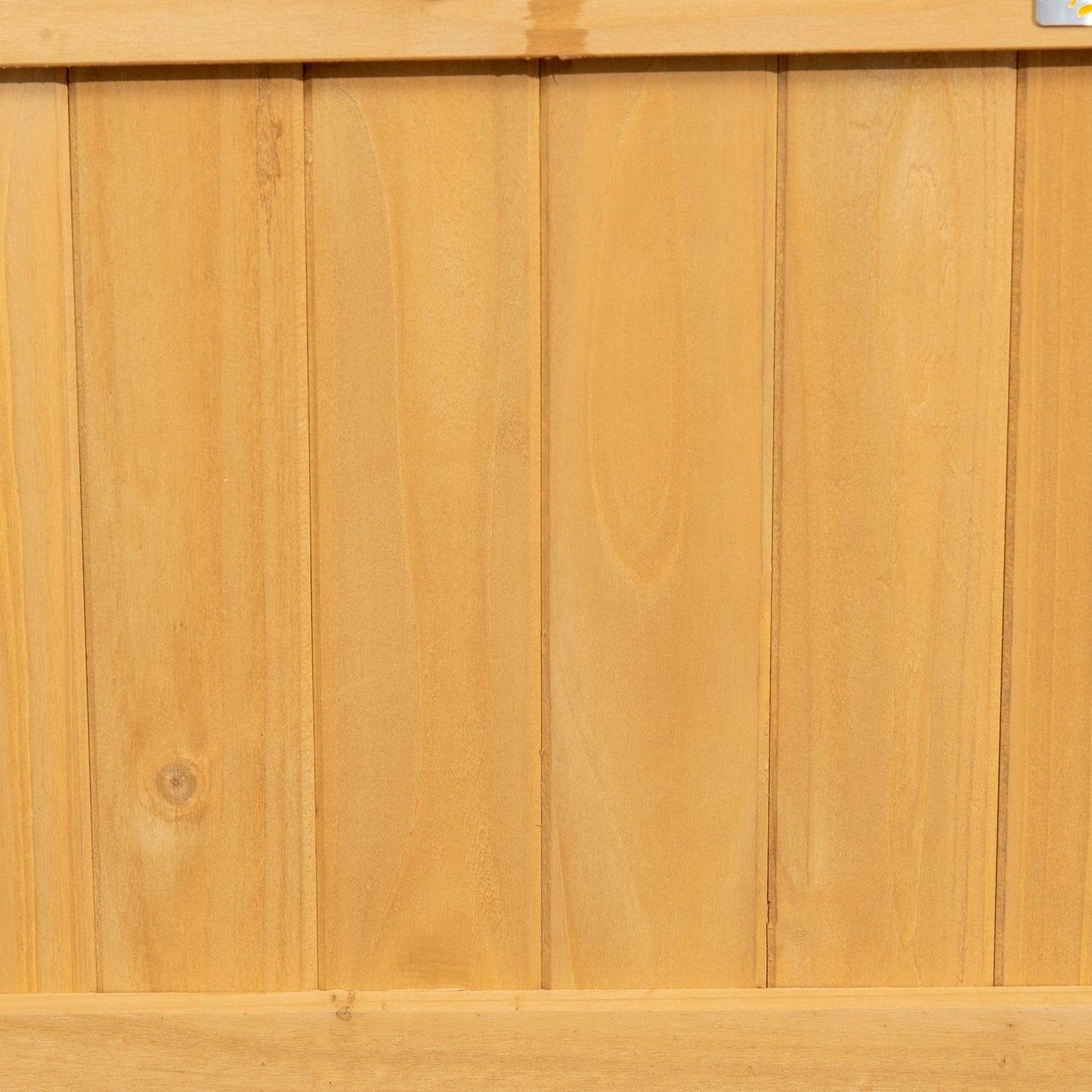 Wooden garden pots with trellis, 90x45x183 cm