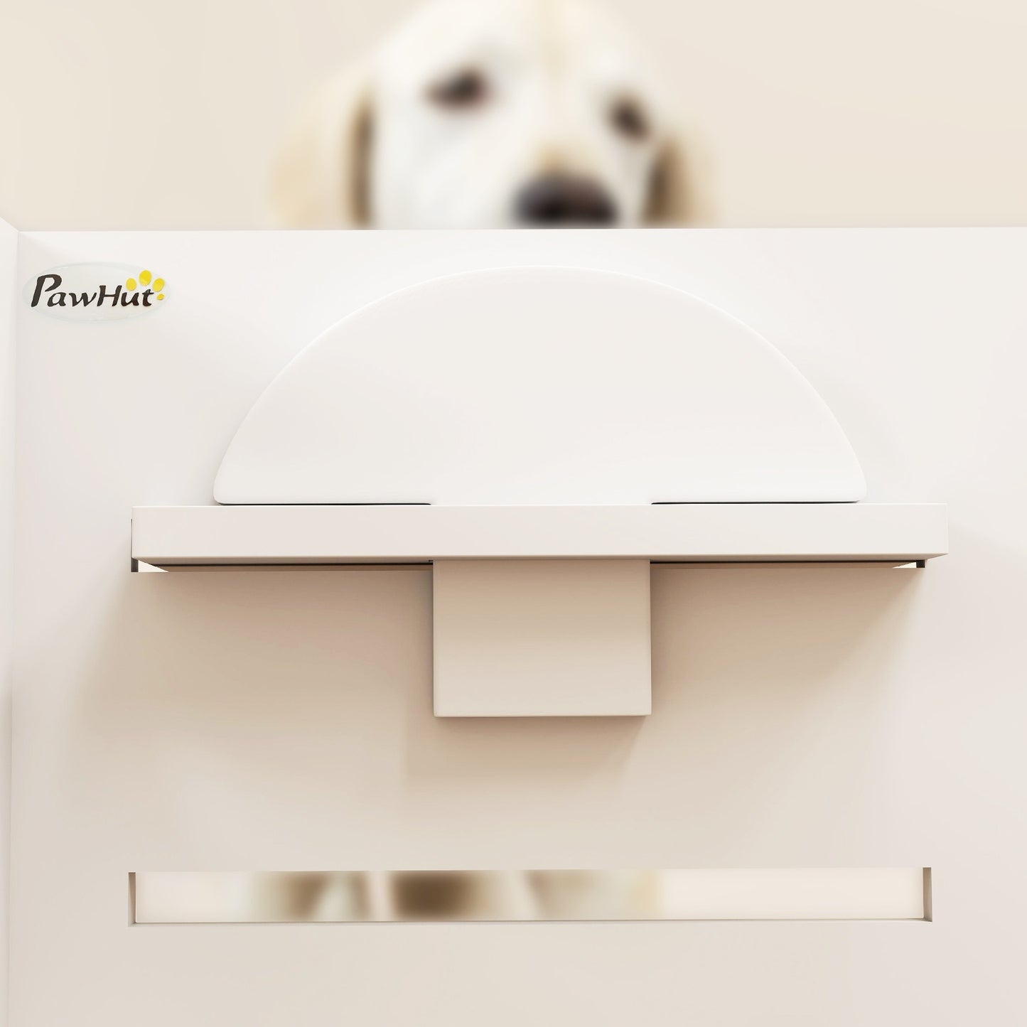 Adjustable raised dog bowl, 3 heights and anti-slip mat