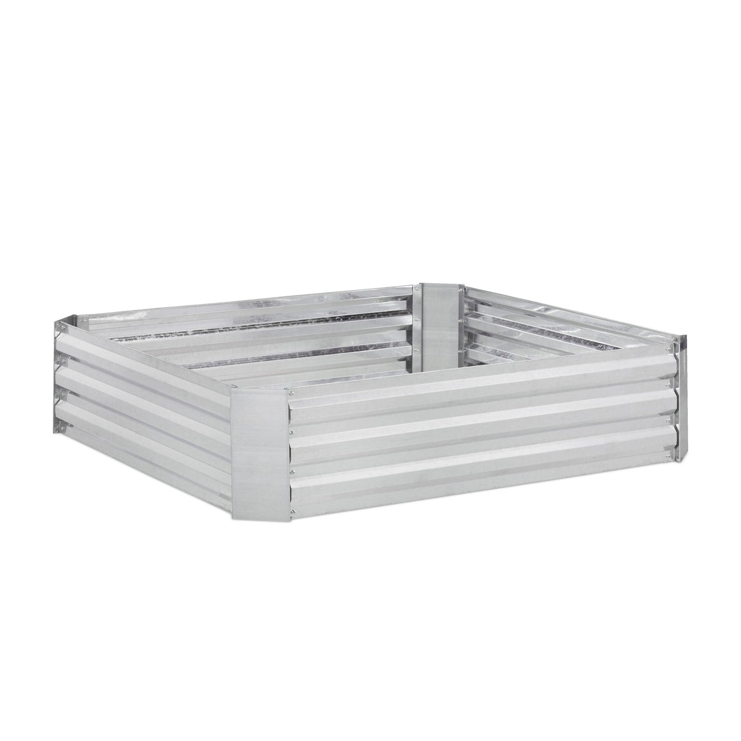 Raised metal bed