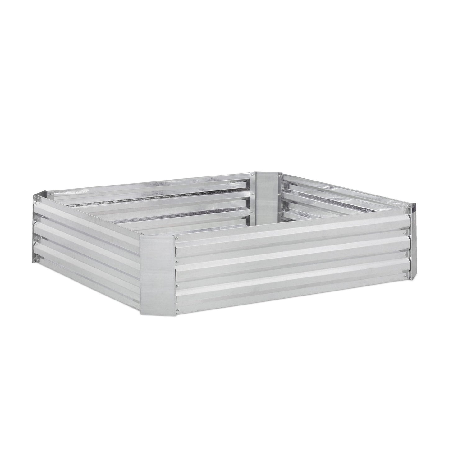 Raised metal bed
