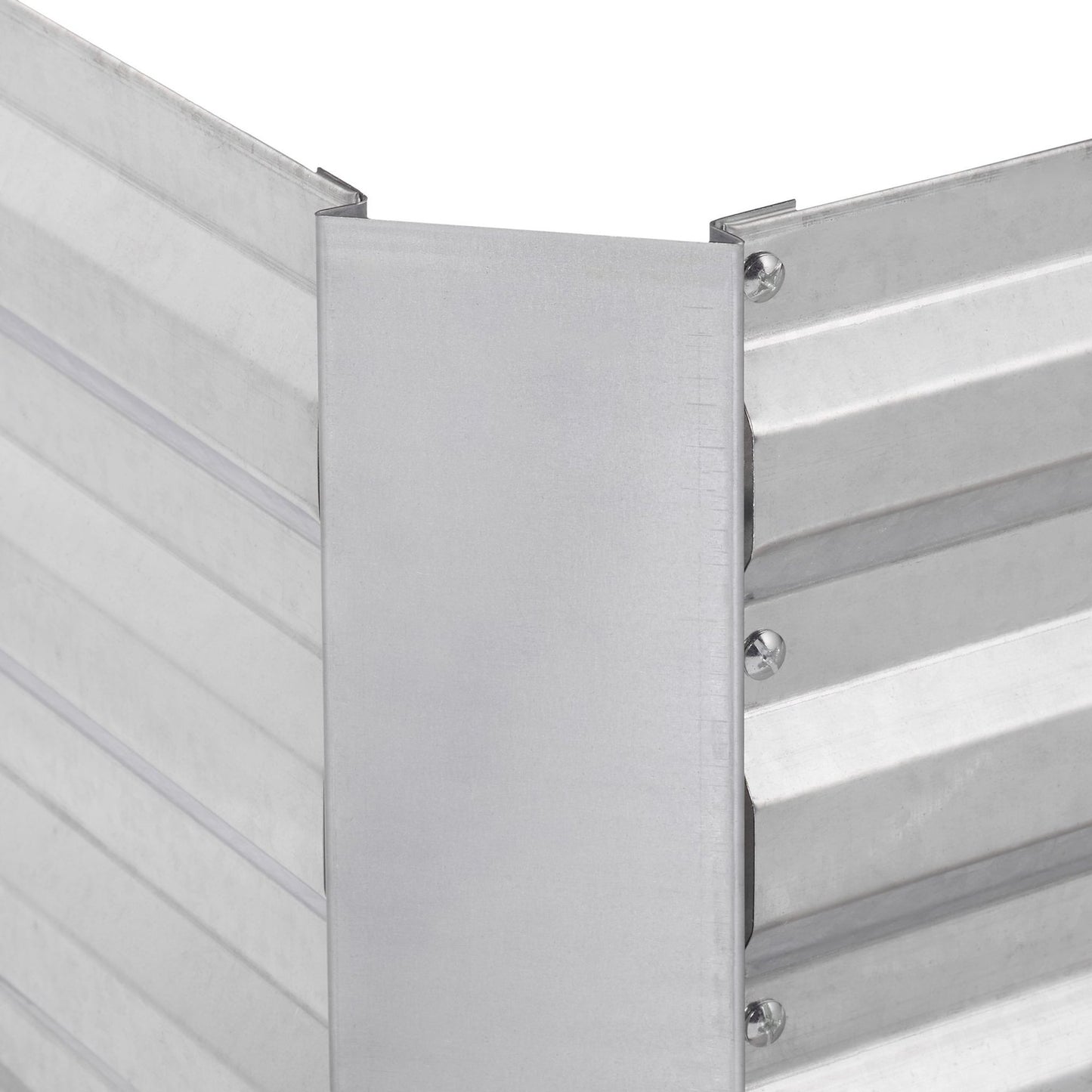 Raised metal bed