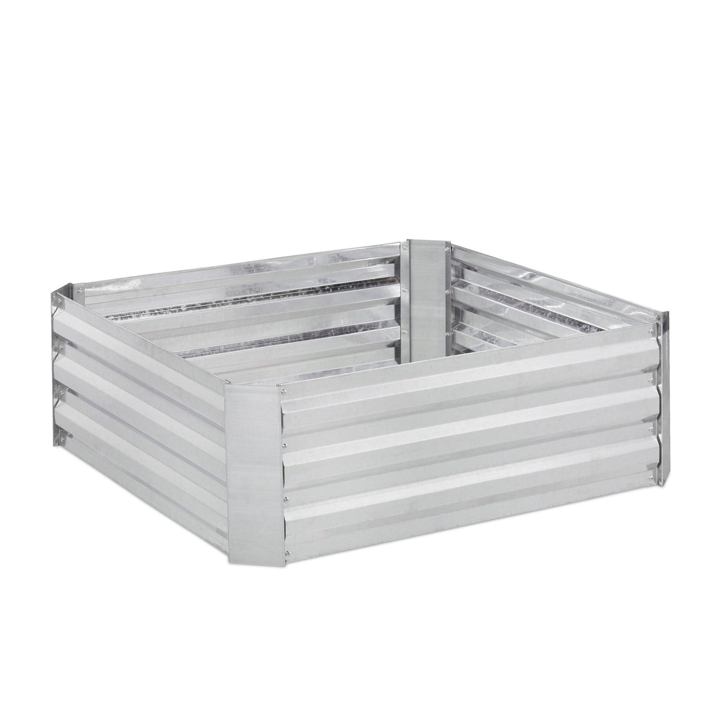 Raised metal bed