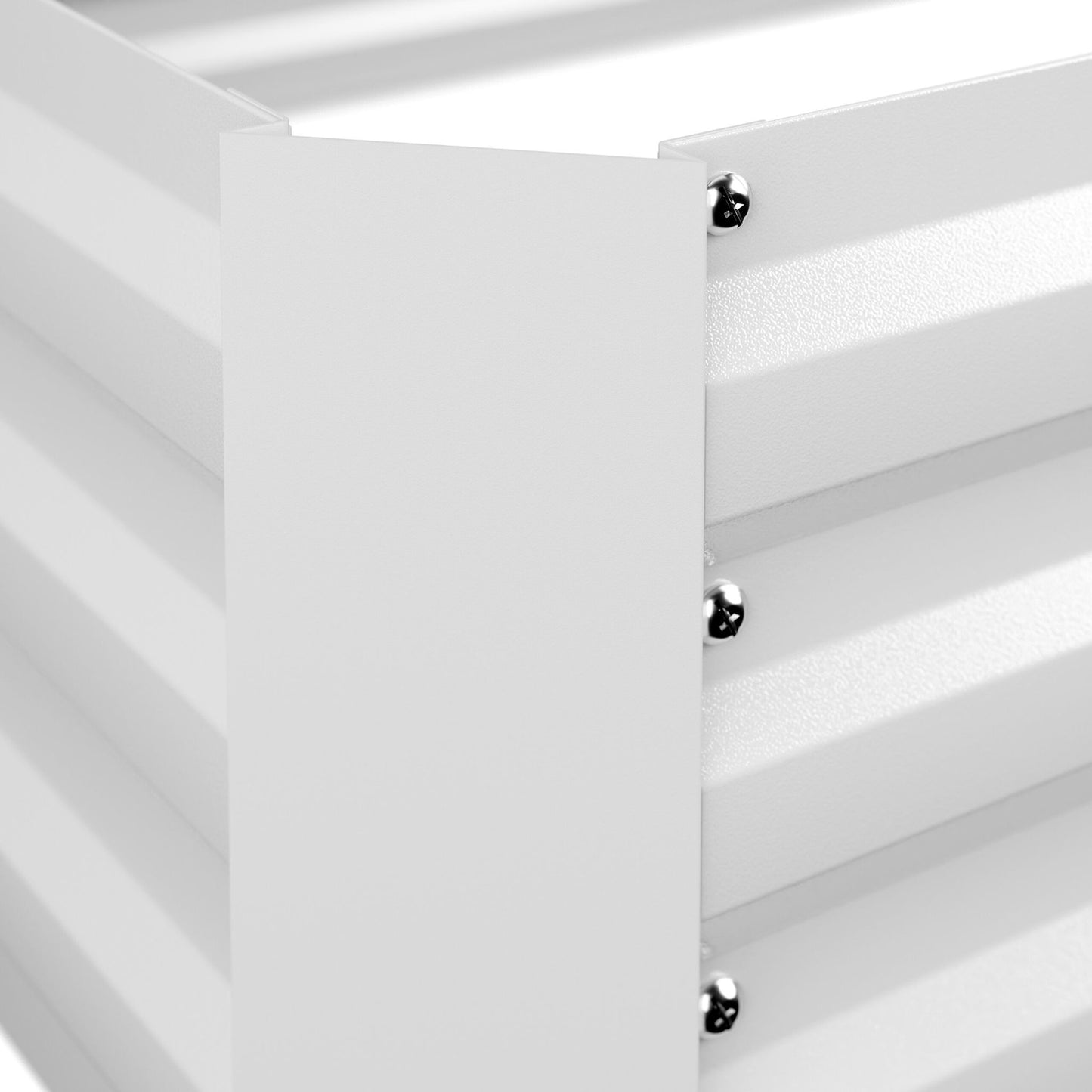 Raised metal bed