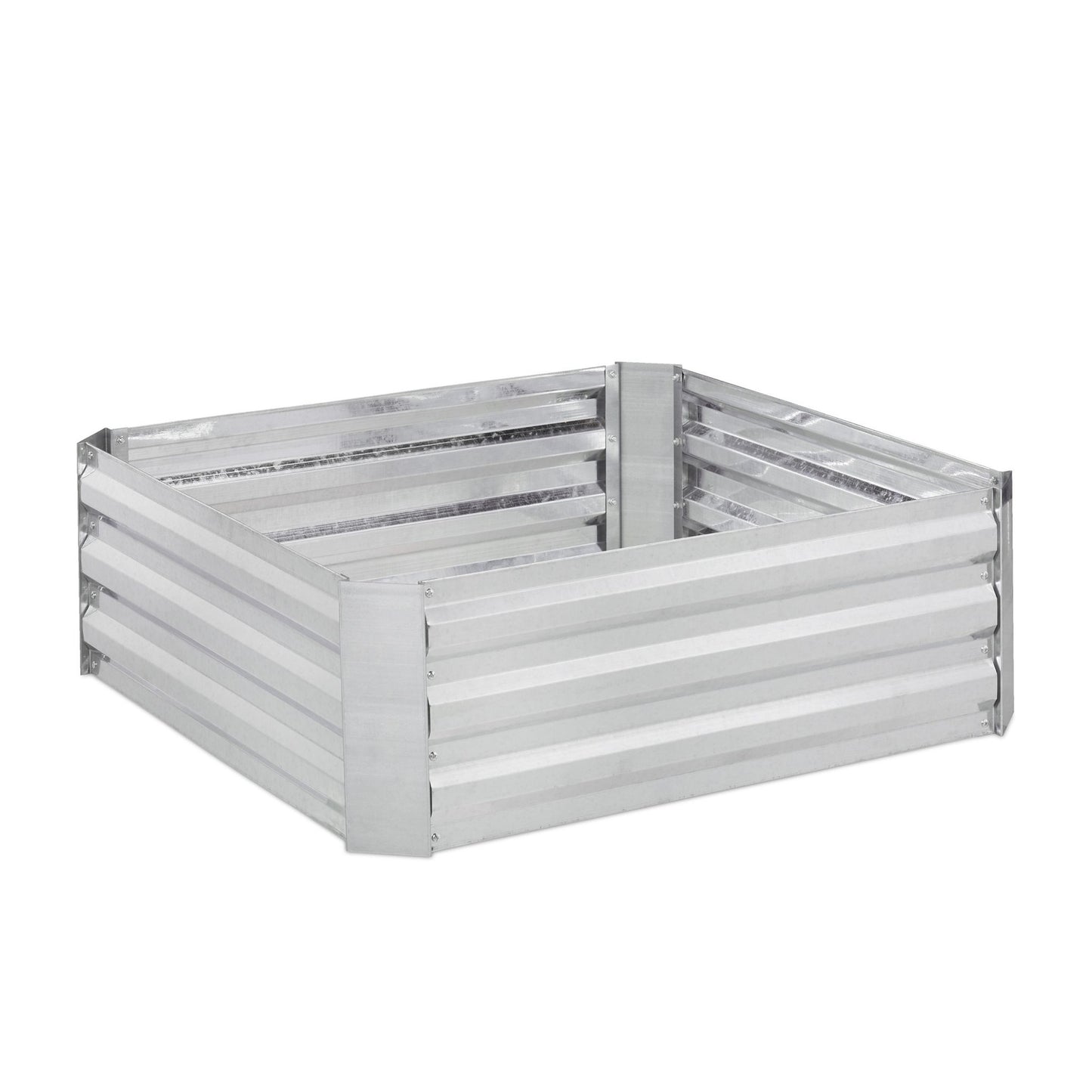 Raised metal bed