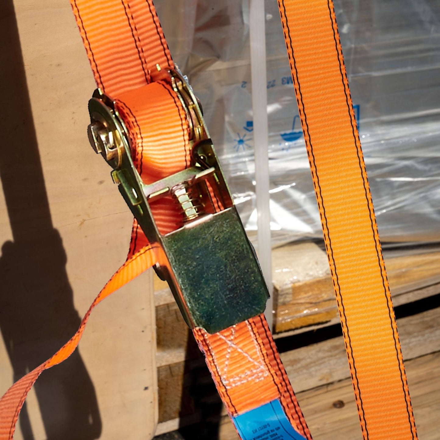 Ratchet Straps Set, 4-Pack, Polyester, Load Securing