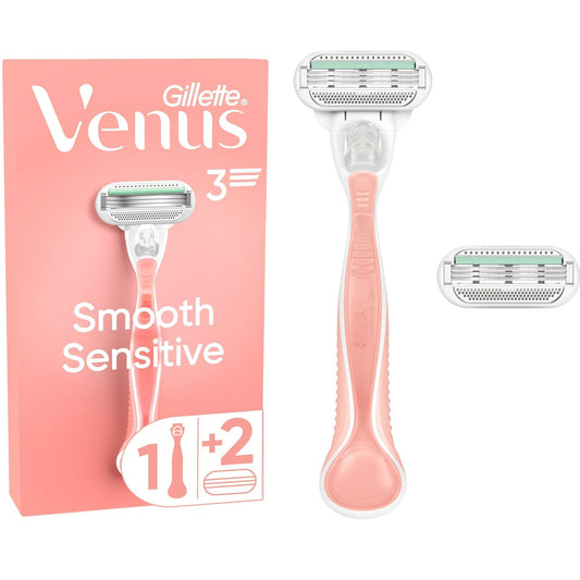Razor Smooth Sensitive Pink + 2 razor blades