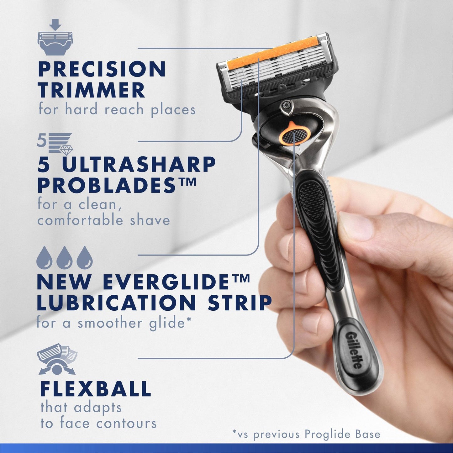 Razor blades Fusion ProGlide 4pcs