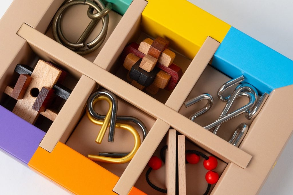 Recent Toys Brainteaser Brain Puzzle Set