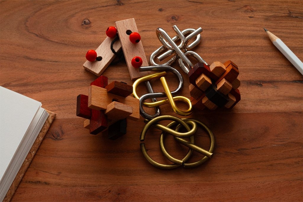 Recent Toys Brainteaser Brain Puzzle Set