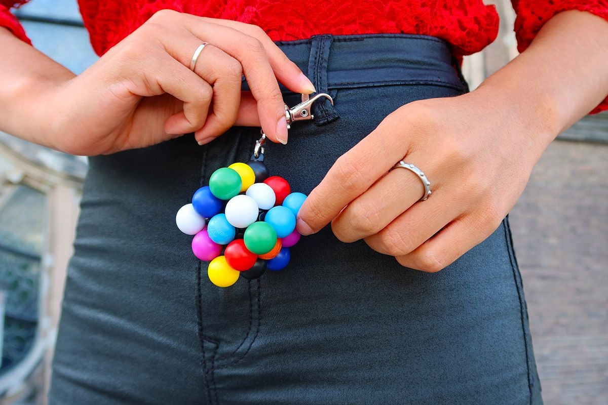 Recent Toys Brainteaser Mini Molecube, Keychain