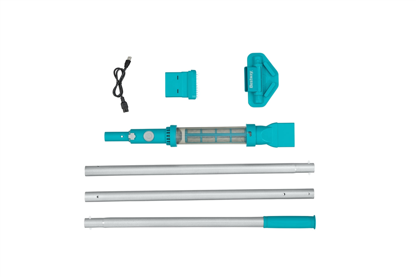 Rechargeable Cordless Pool Vacuum, 50-Minute Runtime