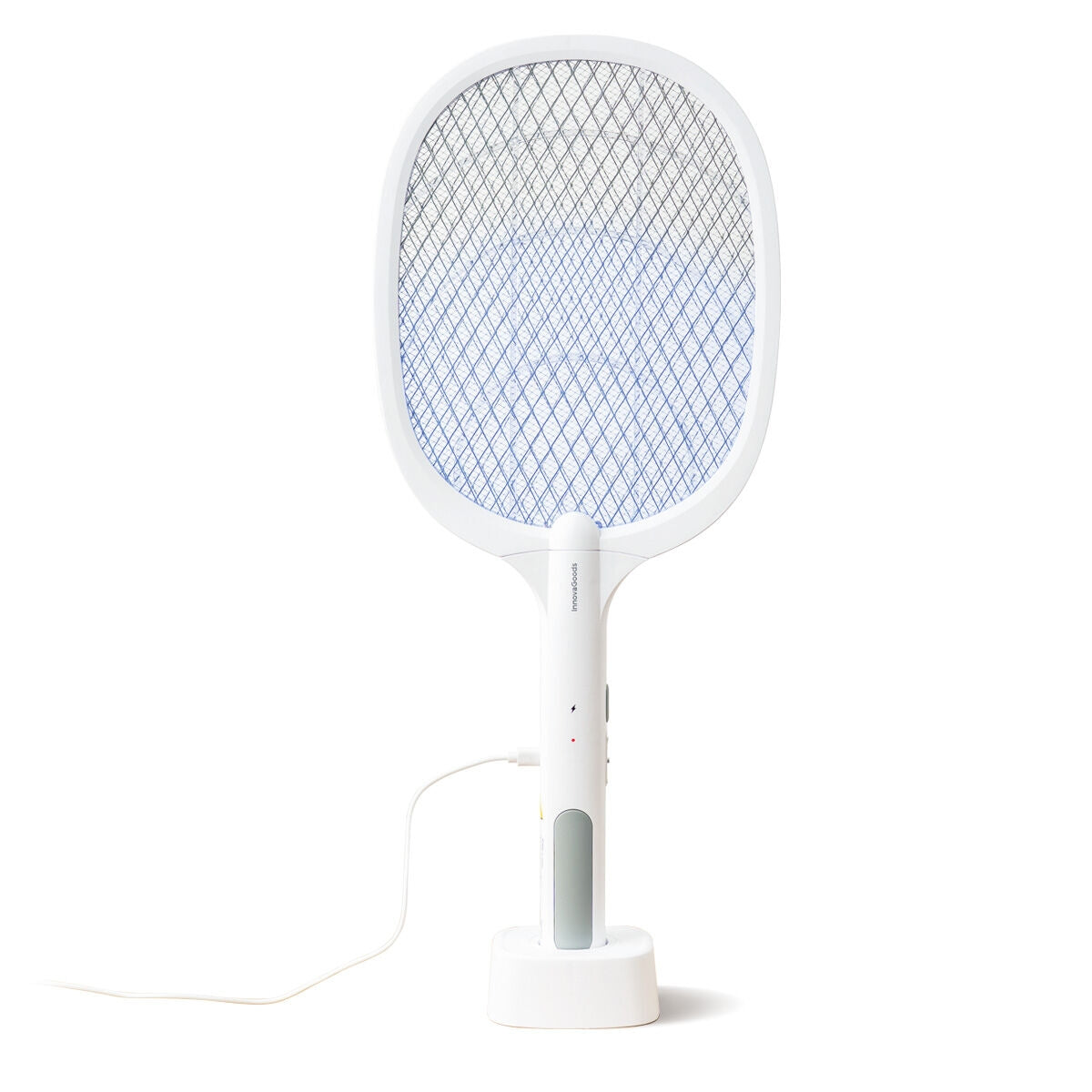 Rechargeable Insect Racket with UV Light, 3000V, USB-C