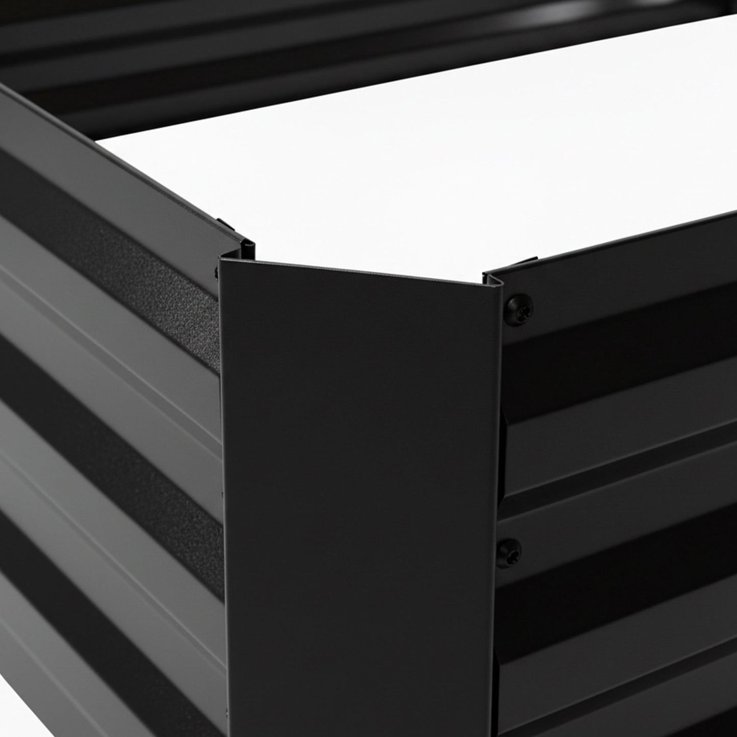Rectangular Galvanized Metal Planter – Raised Garden Bed