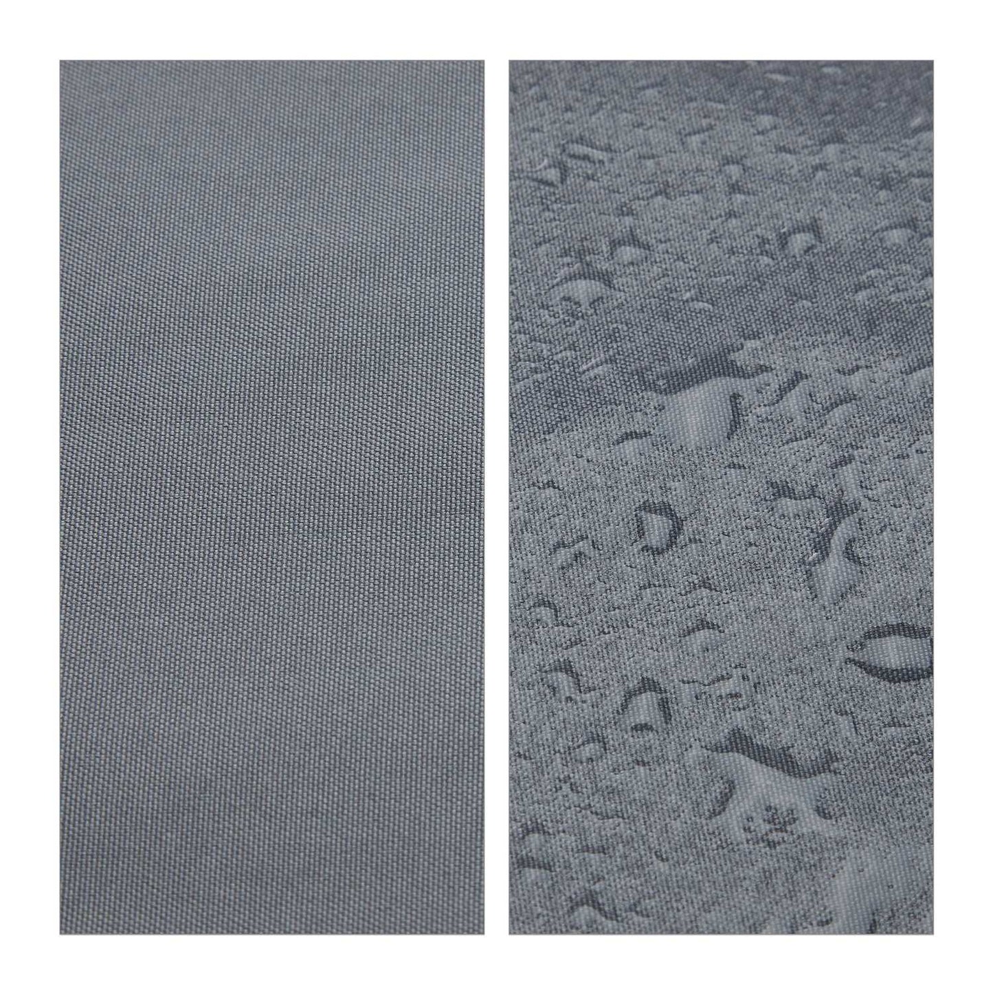 Rectangular Grey Shade Sail, UV Protection, Water-Repellent