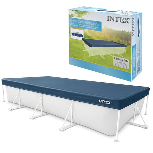 Rectangular Pool Cover 450x220 cm with Drain Holes