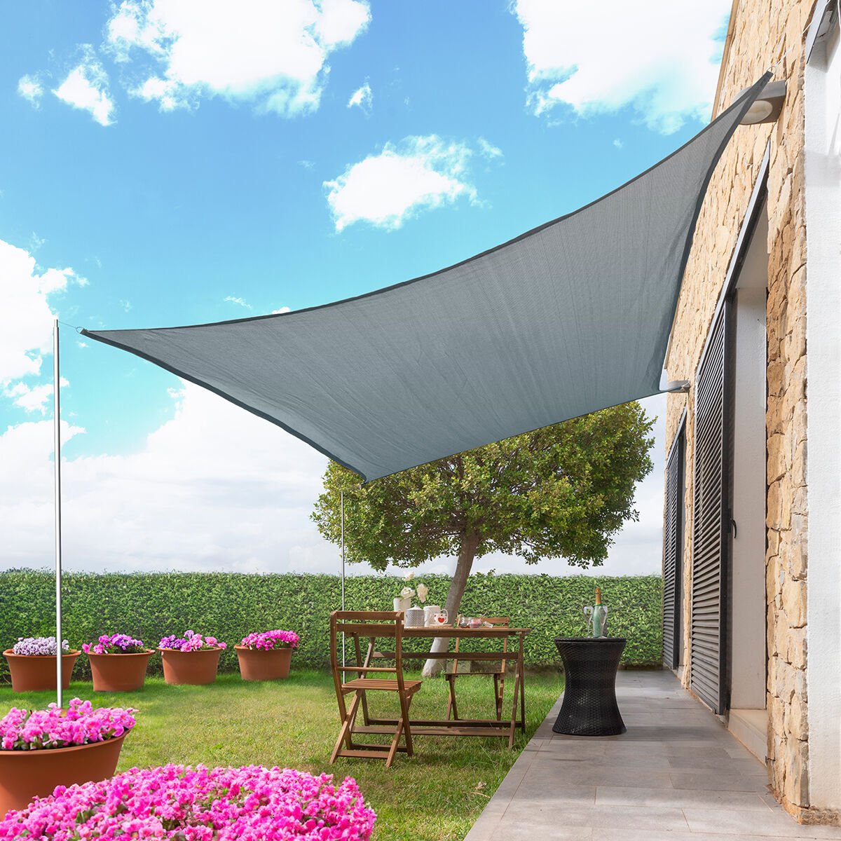 Rectangular Shade Sail Reshad InnovaGoods 3 x 4 m - Beige