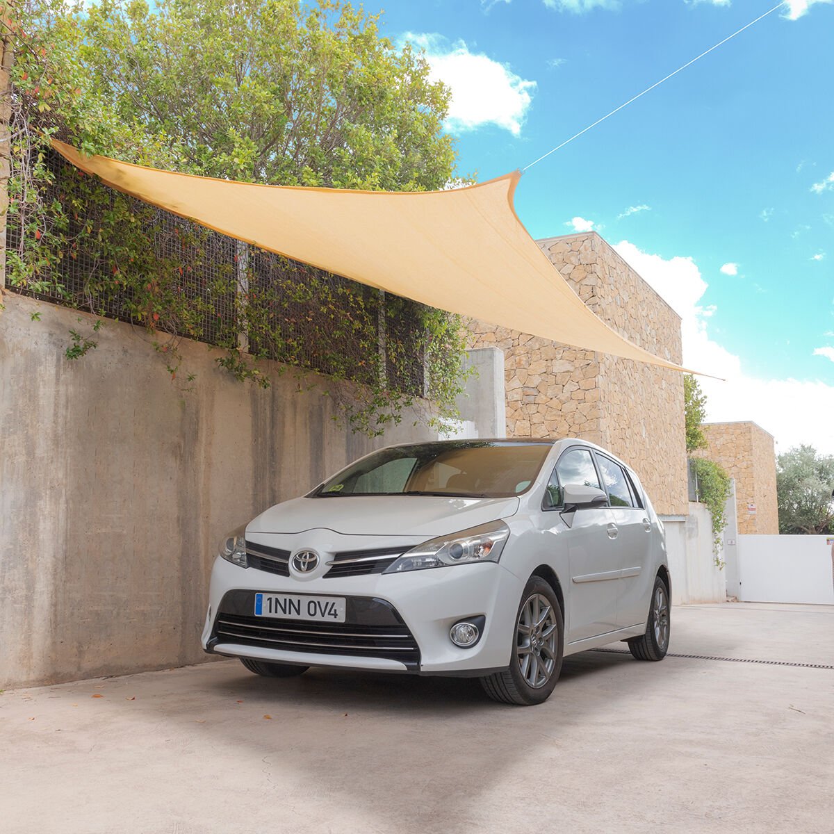 Rectangular Shade Sail Reshad InnovaGoods 3 x 4 m - Beige