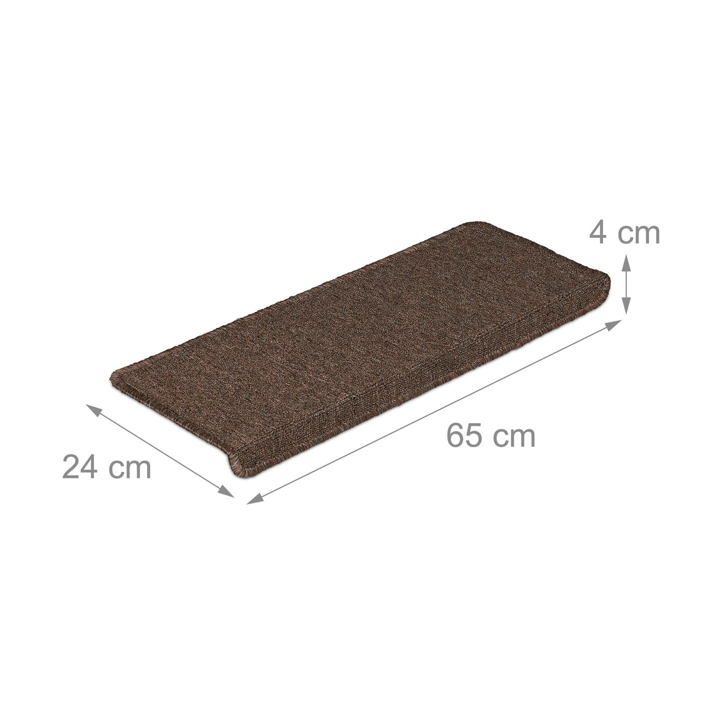 Rectangular Stair Treads Set of 15 – Non-Slip Step Mats