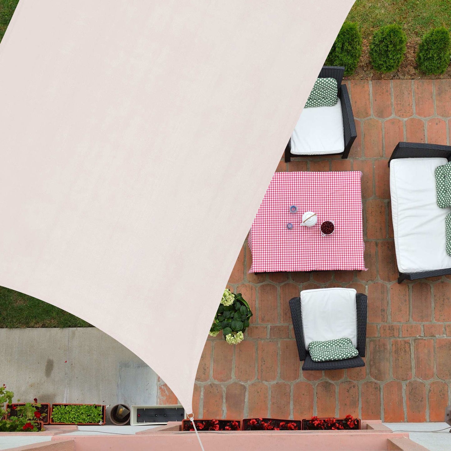 Rectangular awning HDPE