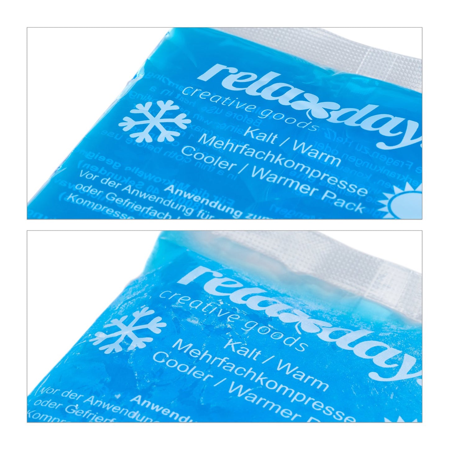 Rectangular cooling lamps in a set of 16
