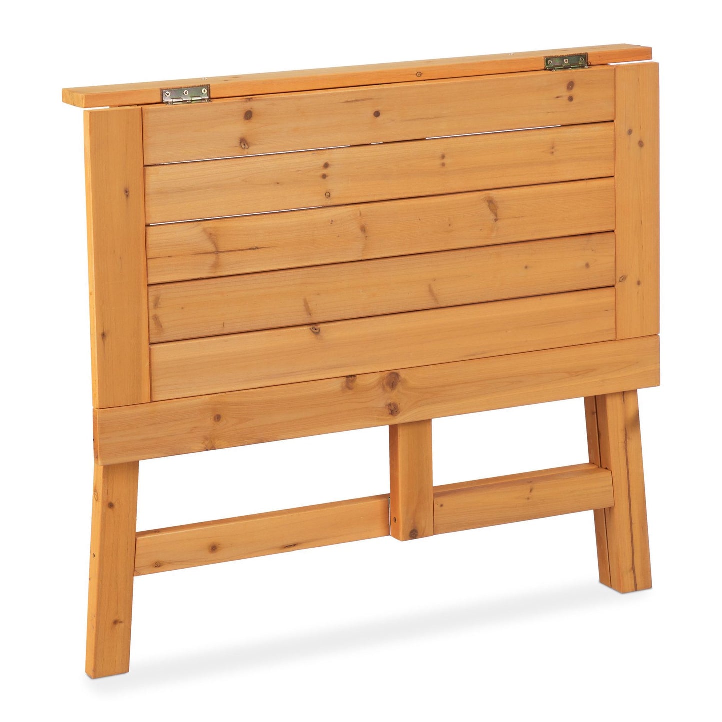 Rectangular folding table in wood