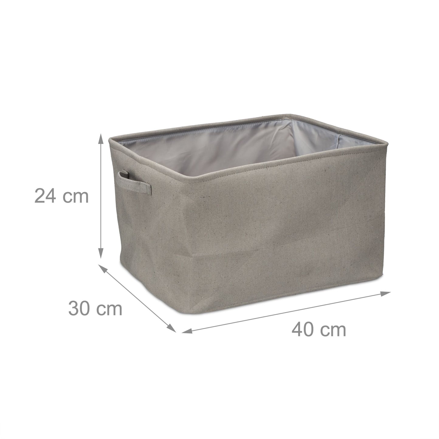 Rectangular storage basket