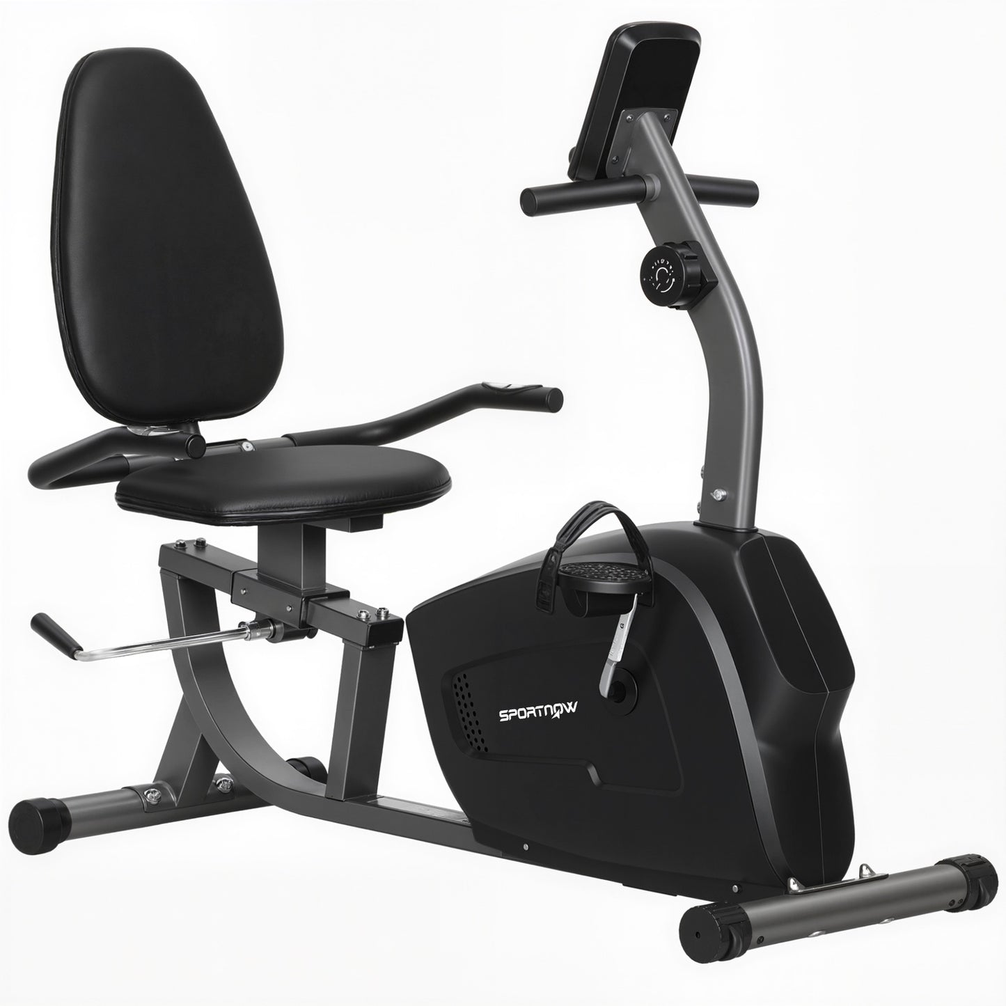 Recumbent Exercise Bike, Magnetic, 8 Resistance Levels, LCD