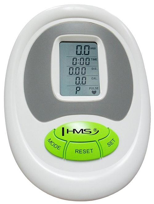 Recumbent Magnetic Exercise Bike, White/Green