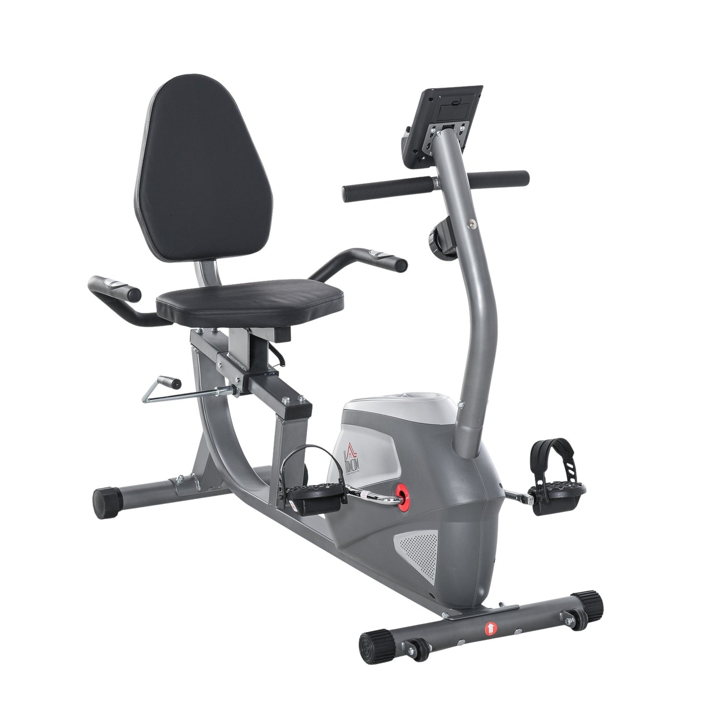 Recumbent exercise bike, LCD screen, 8 resistance levels